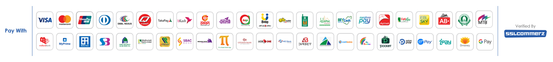 Pay With SSLCommerz